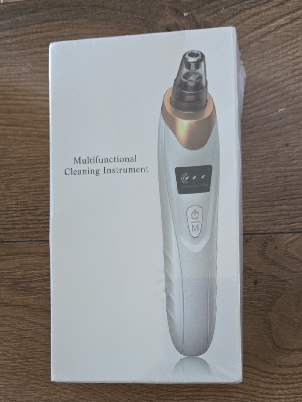Multifunctional Men's Black and Gold Pore Cleaner Vacuum